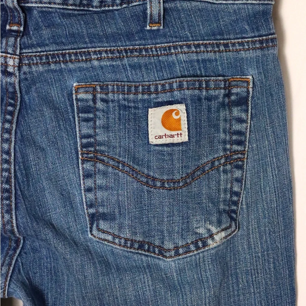 Vintage Carhartt Women's curvy fit Jeans - Deep Blue